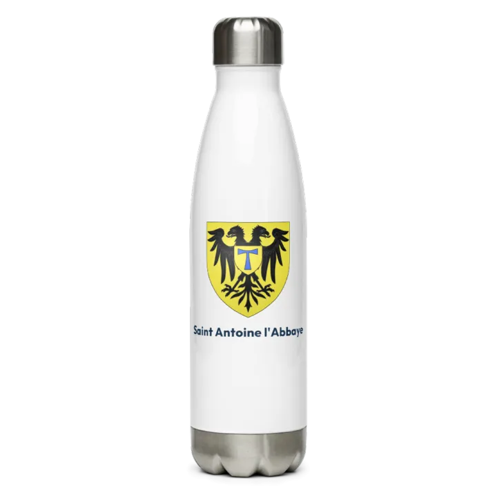 Gourde inox blason de Saint Antoine l'Abbaye