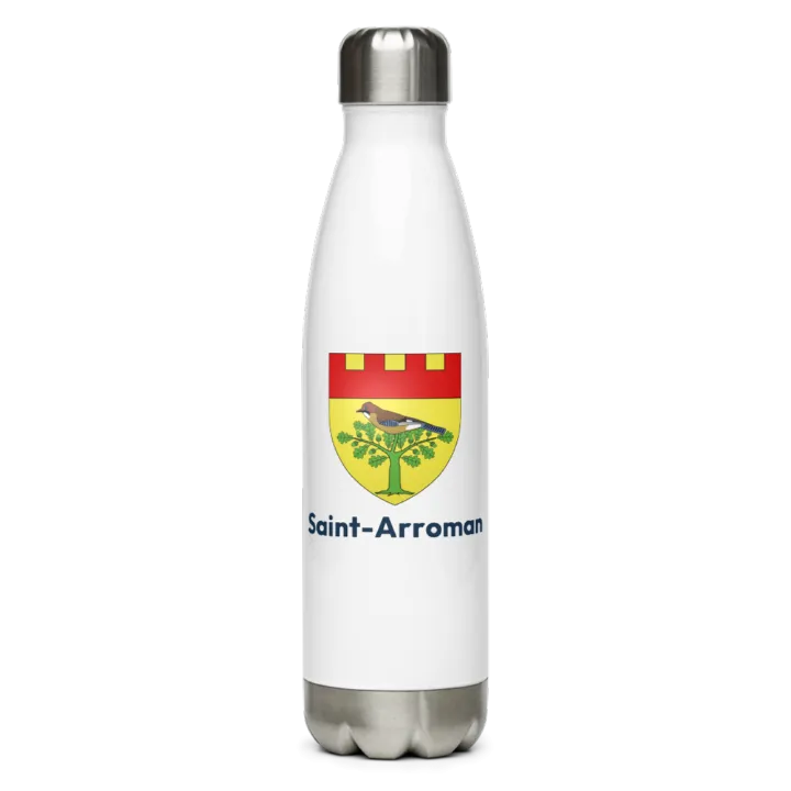 Gourde inox blason de Saint-Arroman