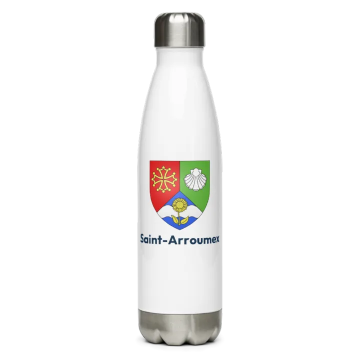 Gourde inox blason de Saint-Arroumex