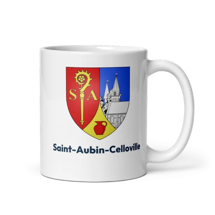 Mug blason de Saint-Aubin-Celloville