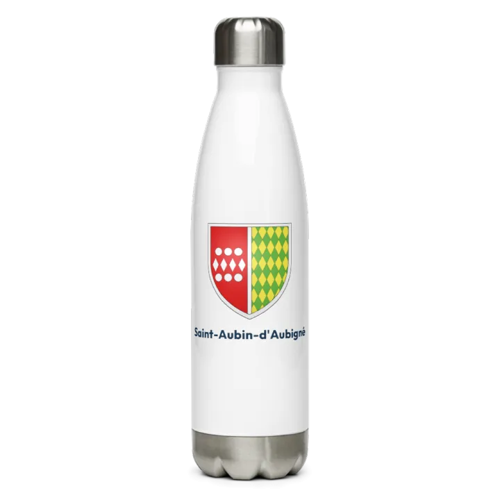 Gourde inox — blason de Saint-Aubin-d'Aubigné