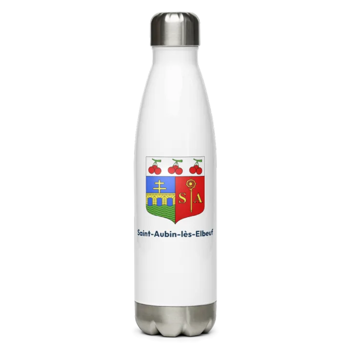 Gourde inox blason de Saint-Aubin-lès-Elbeuf