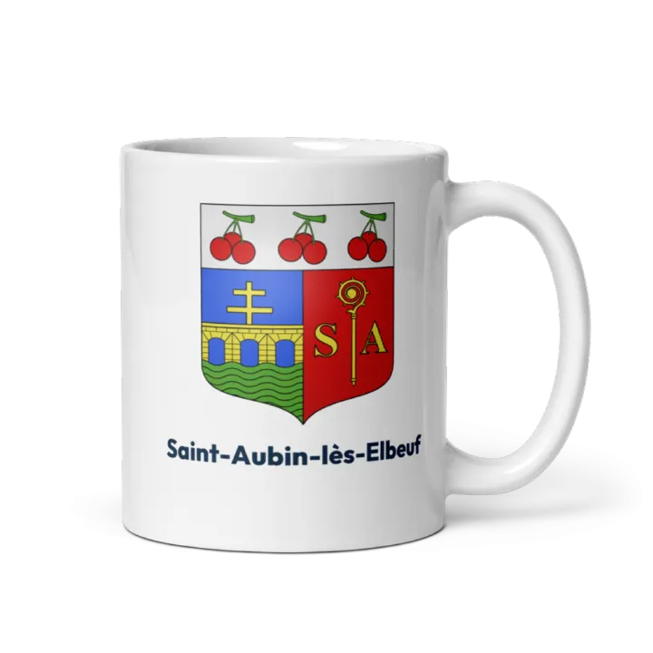 Mug blason de Saint-Aubin-lès-Elbeuf