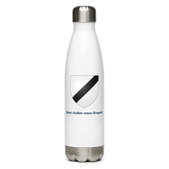Gourde inox blason de Saint-Aubin-sous-Erquery