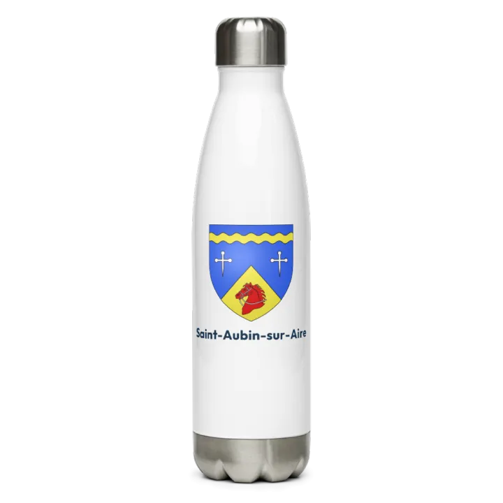 Gourde inox blason de Saint-Aubin-sur-Aire