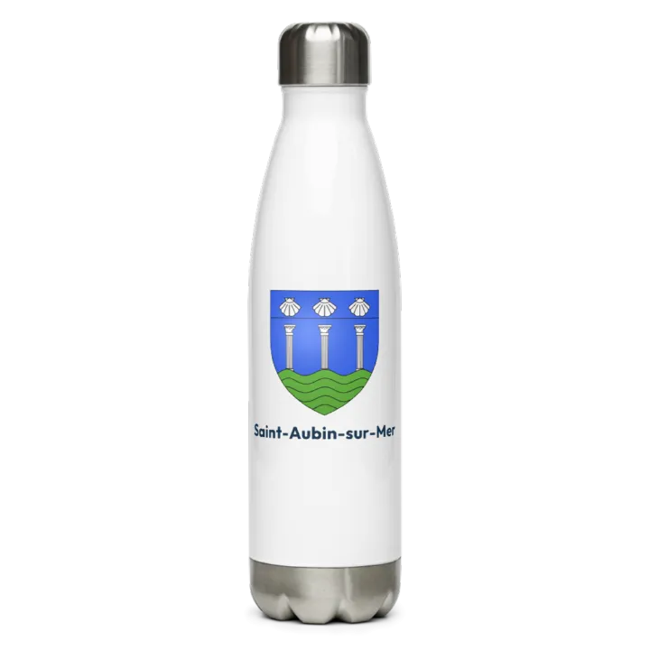 Gourde inox blason de Saint-Aubin-sur-Mer