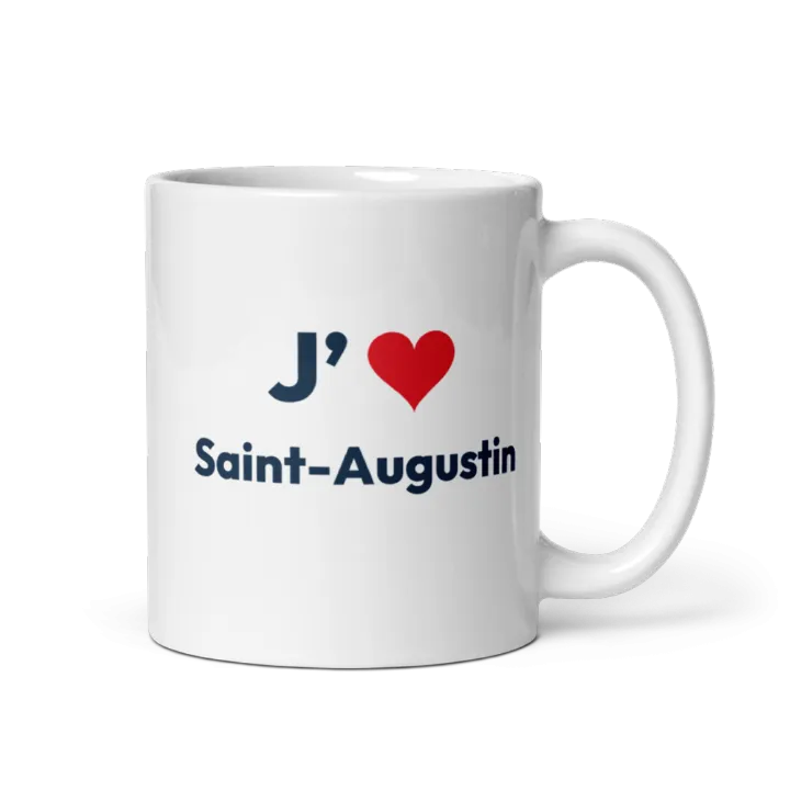 Mug « J’❤ Saint-Augustin »