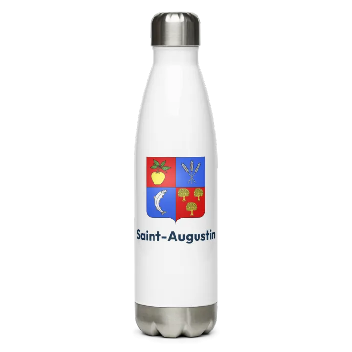 Gourde inox blason de Saint-Augustin