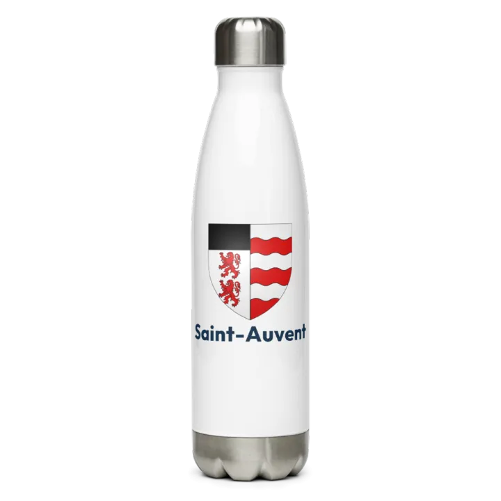 Gourde inox blason de Saint-Auvent