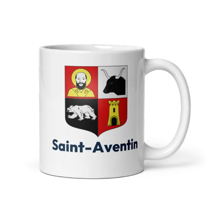 Mug blason de Saint-Aventin