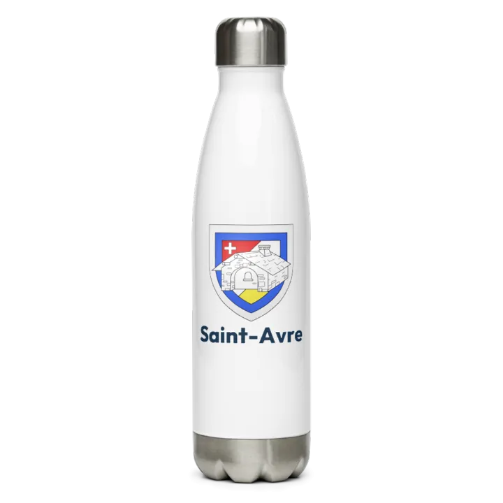 Gourde inox — blason de Saint-Avre
