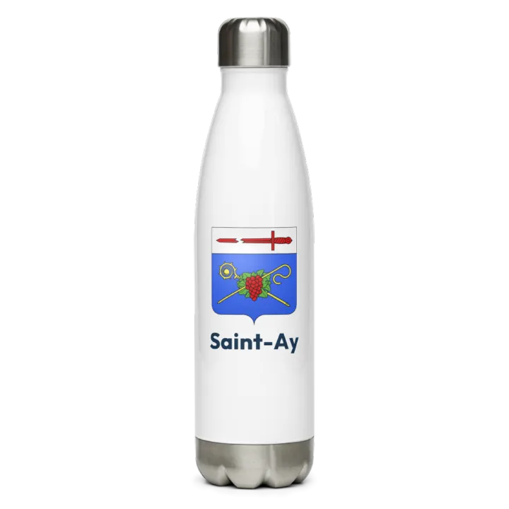 Gourde inox — blason de Saint-Ay