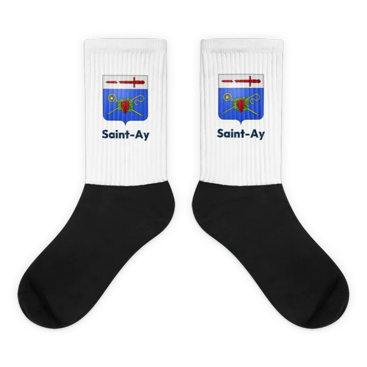 Chaussettes — blason de Saint-Ay
