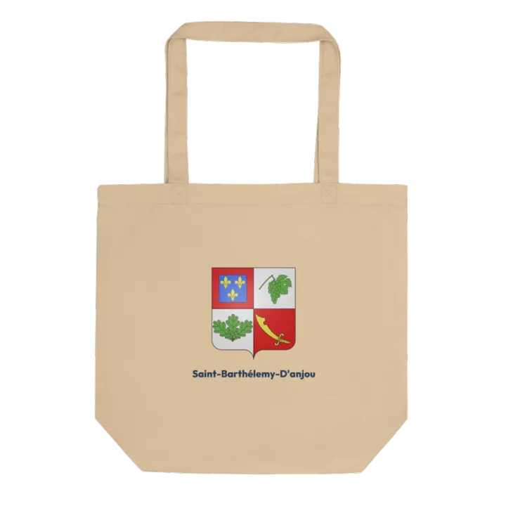 Tote bag coton bio — blason de Saint-Barthélemy-d'Anjou