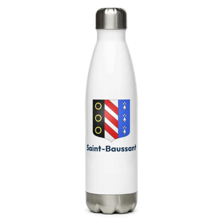 Gourde inox blason de Saint-Baussant
