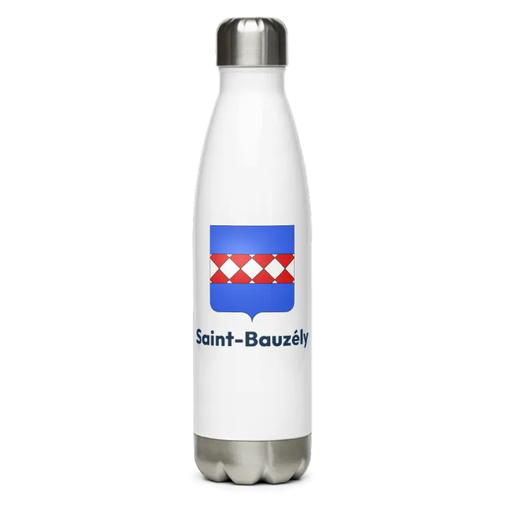 Gourde inox blason de Saint-Bauzély