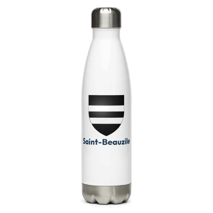Gourde inox blason de Saint-Beauzile