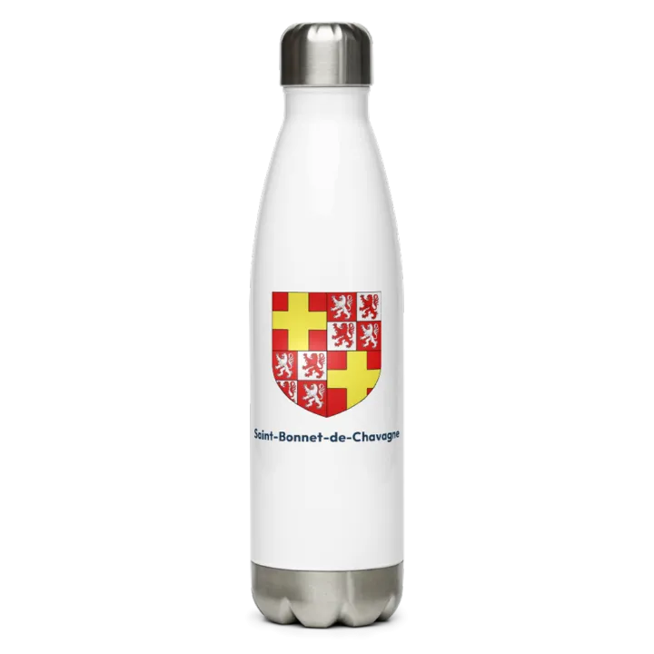 Gourde inox blason de Saint-Bonnet-de-Chavagne