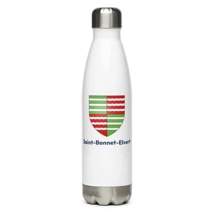 Gourde inox blason de Saint-Bonnet-Elvert