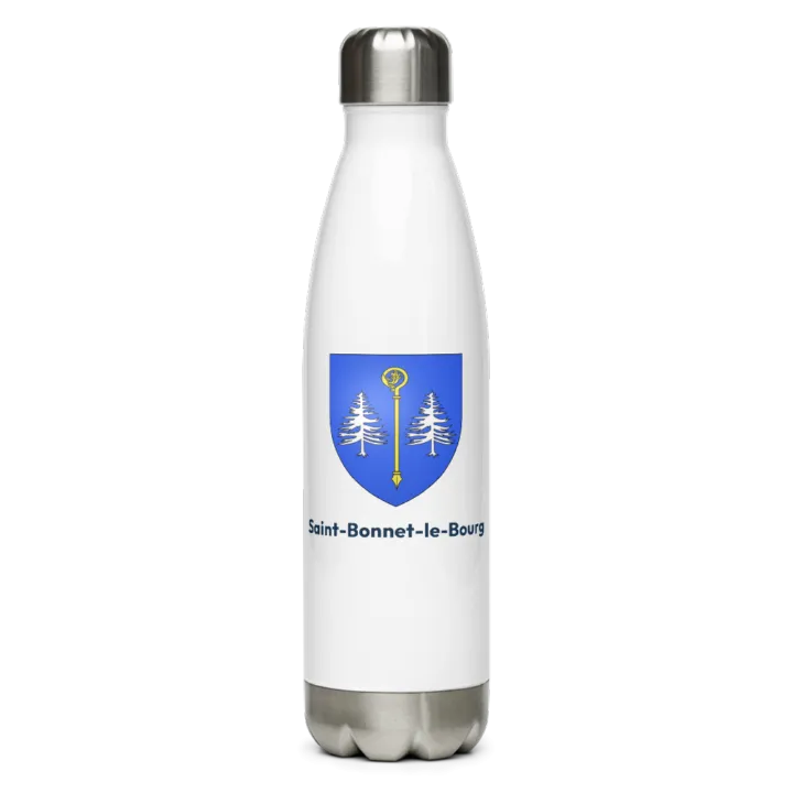 Gourde inox blason de Saint-Bonnet-le-Bourg
