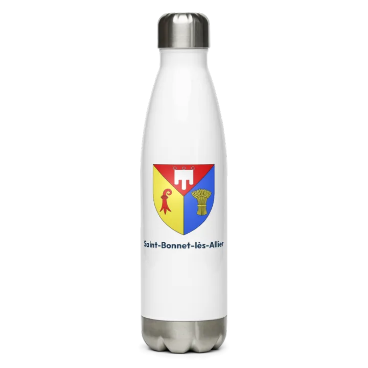 Gourde inox blason de Saint-Bonnet-lès-Allier