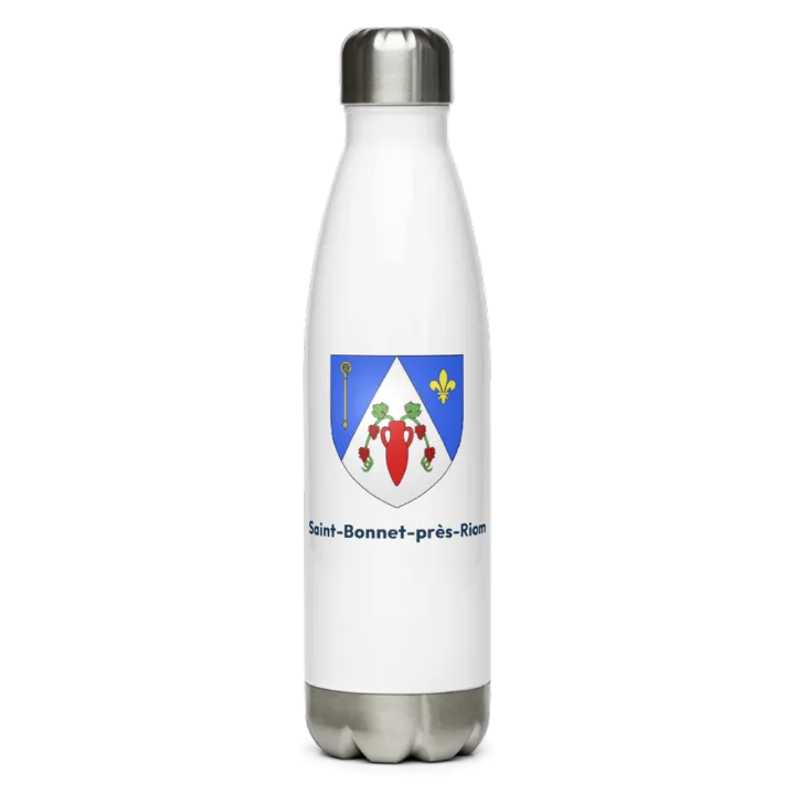 Gourde inox blason de Saint-Bonnet-près-Riom