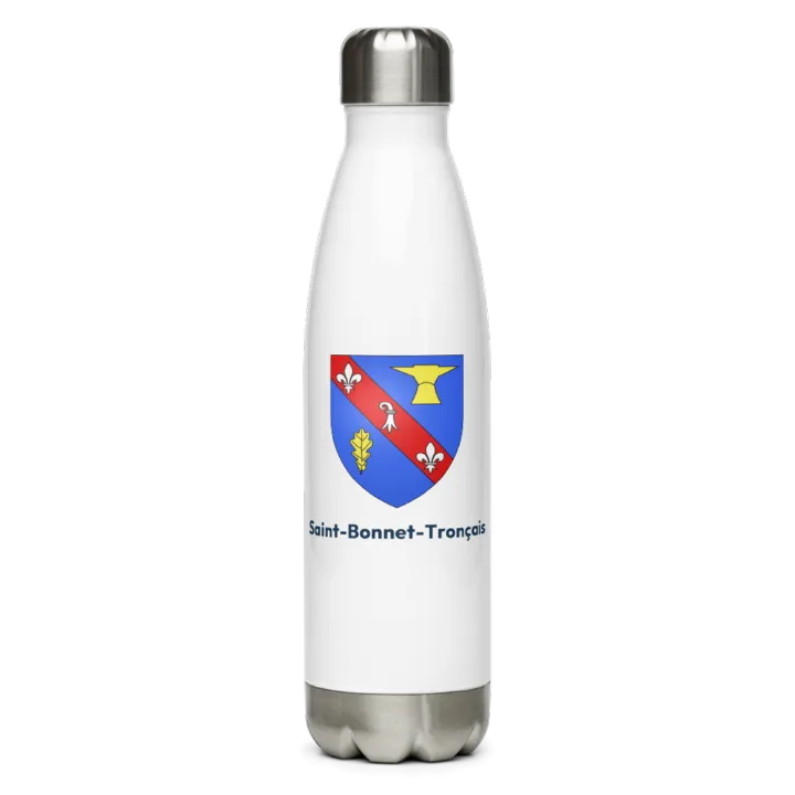 Gourde inox blason de Saint-Bonnet-Tronçais