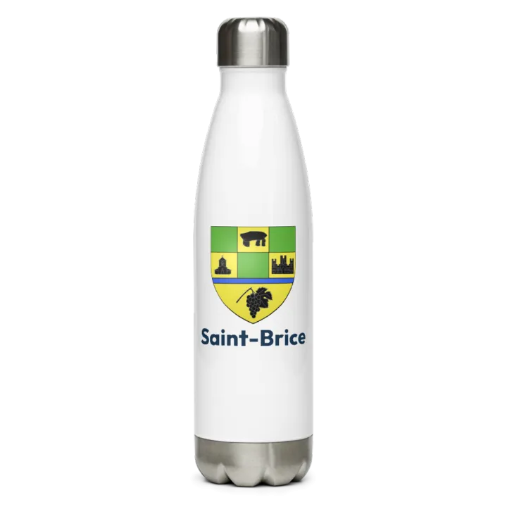 Gourde inox blason de Saint-Brice