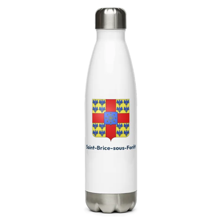 Gourde inox — blason de Saint-Brice-sous-Forêt