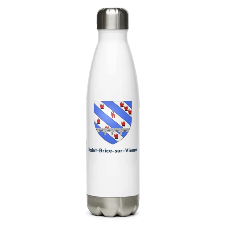 Gourde inox — blason de Saint-Brice-sur-Vienne