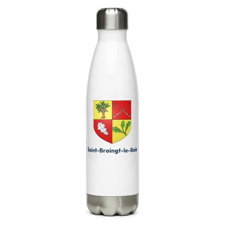 Gourde inox blason de Saint-Broingt-le-Bois