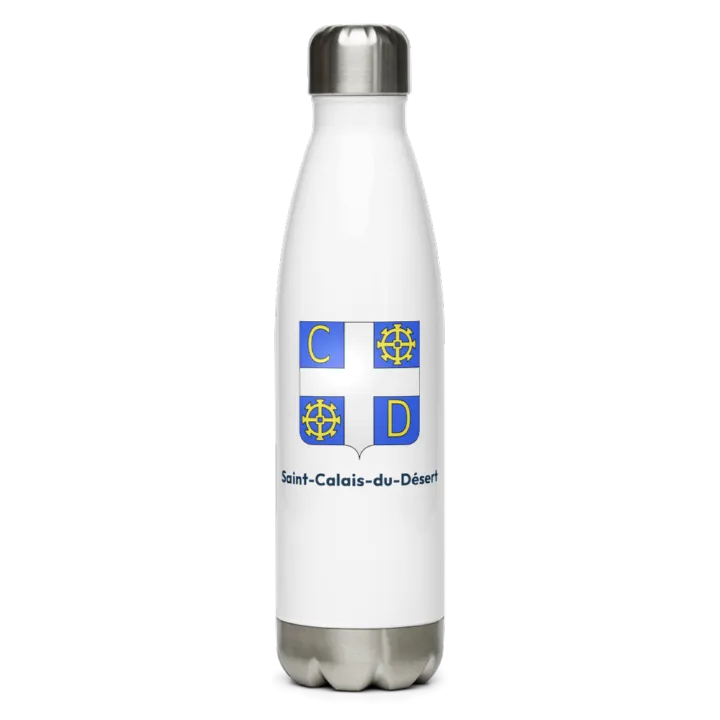 Gourde inox — blason de Saint-Calais-du-Désert