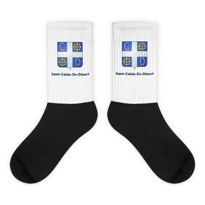 Chaussettes — blason de Saint-Calais-du-Désert
