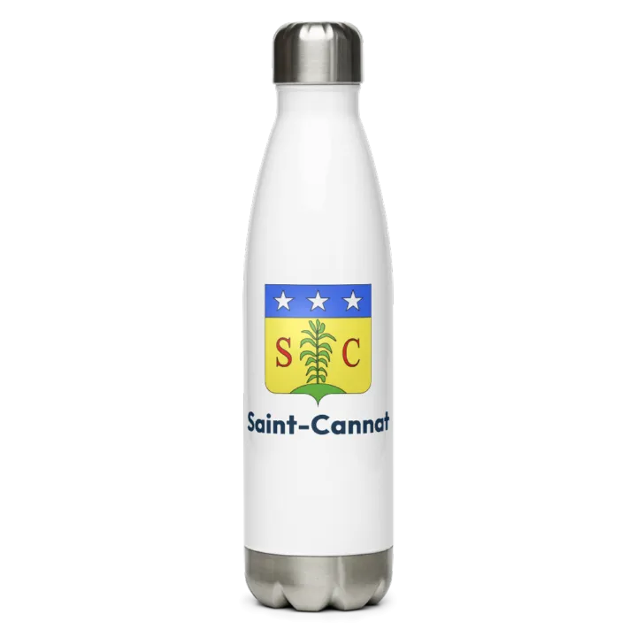 Gourde inox — blason de Saint-Cannat