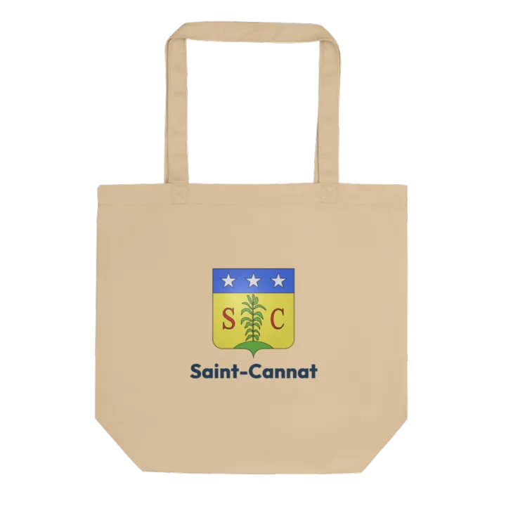 Tote bag coton bio — blason de Saint-Cannat