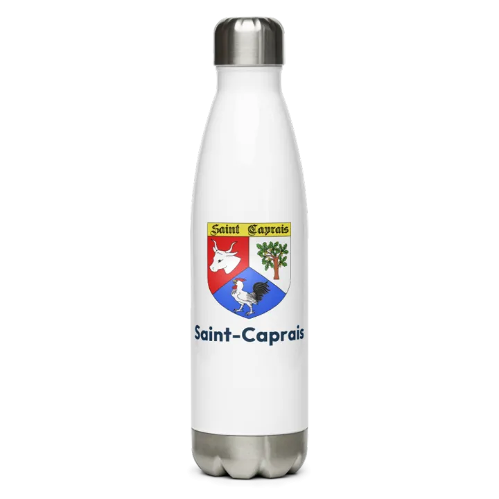 Gourde inox blason de Saint-Caprais