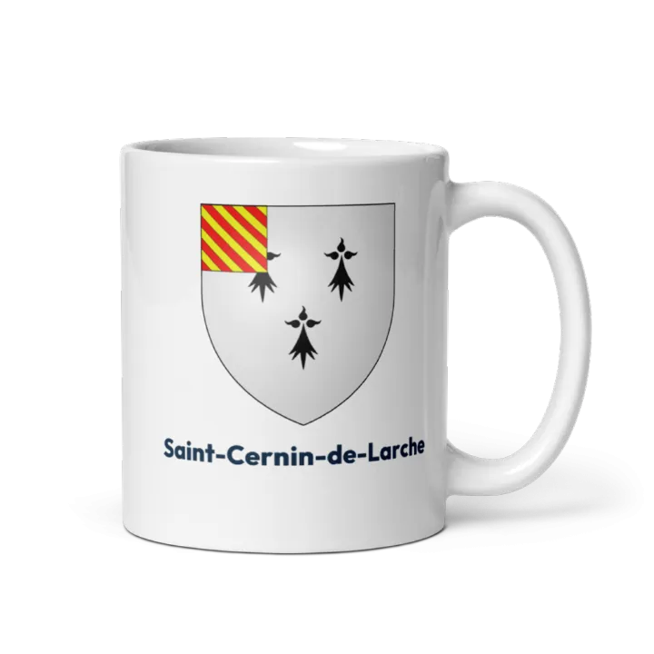Mug blason de Saint-Cernin-de-Larche