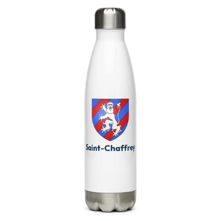 Gourde inox blason de Saint-Chaffrey