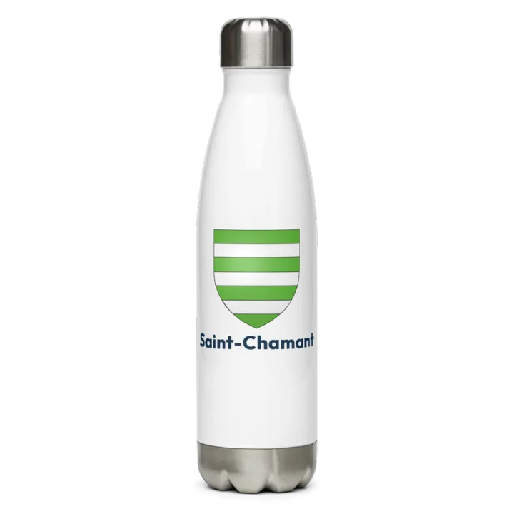 Gourde inox blason de Saint-Chamant