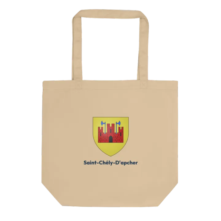 Tote bag coton bio — blason de Saint-Chély-d'Apcher