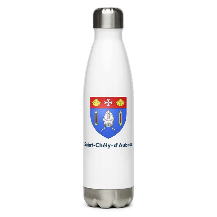 Gourde inox blason de Saint-Chély-d'Aubrac