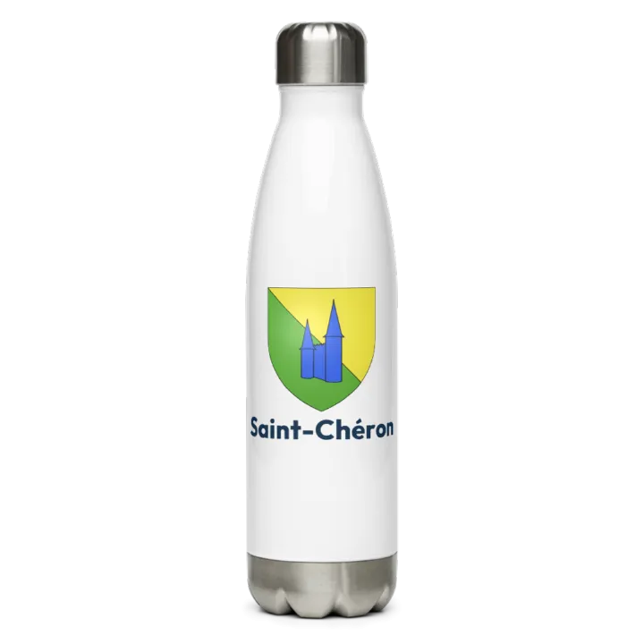 Gourde inox blason de Saint-Chéron