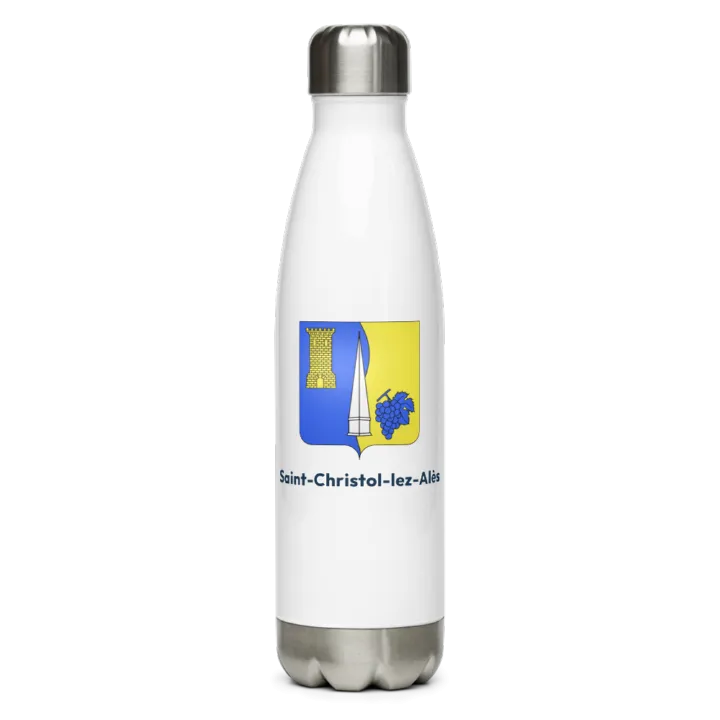 Gourde inox blason de Saint-Christol-lez-Alès