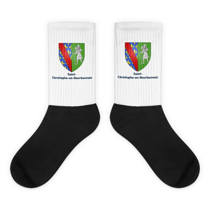 Chaussettes — blason de Saint-Christophe-en-Bourbonnais