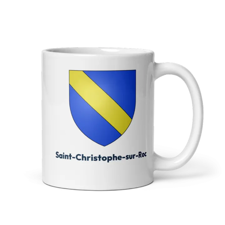 Mug blason de Saint-Christophe-sur-Roc
