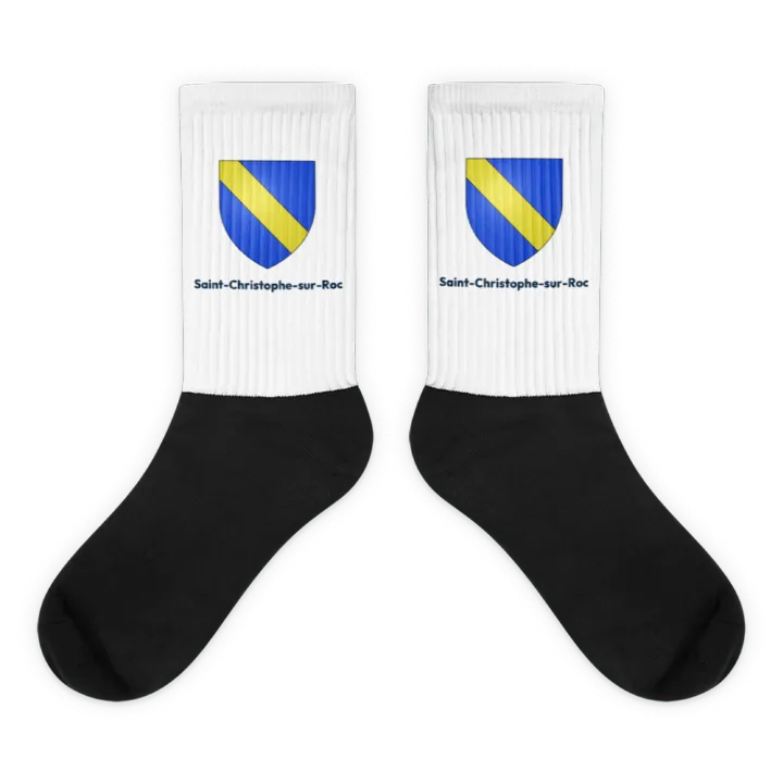 Chaussettes — blason de Saint-Christophe-sur-Roc