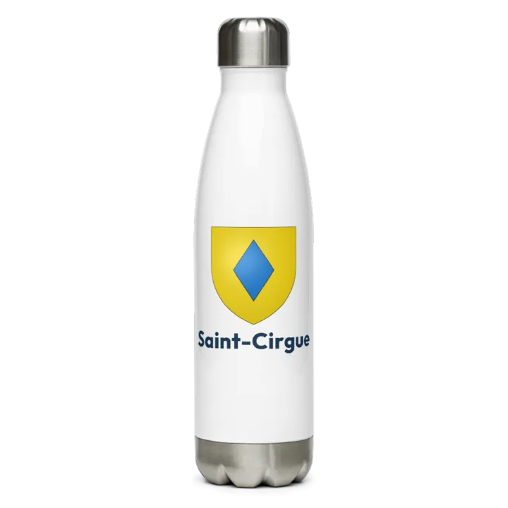 Gourde inox blason de Saint-Cirgue