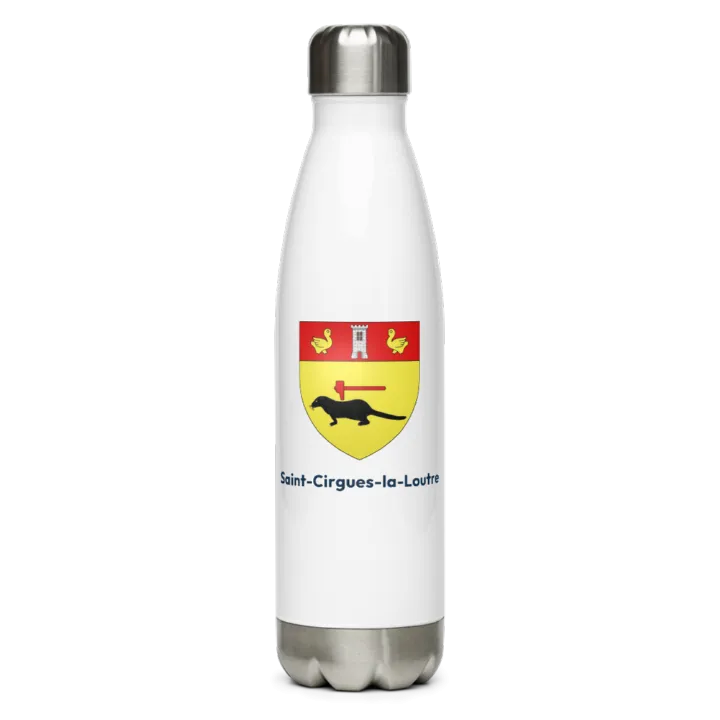 Gourde inox blason de Saint-Cirgues-la-Loutre