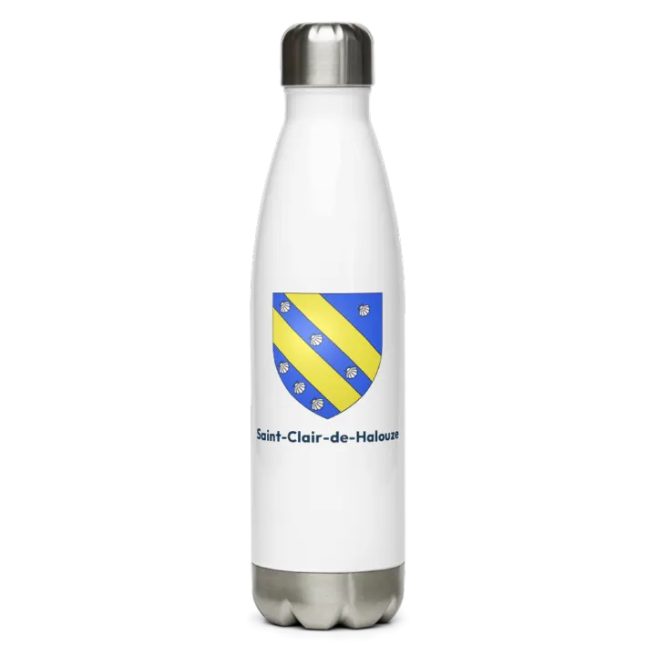 Gourde inox blason de Saint-Clair-de-Halouze
