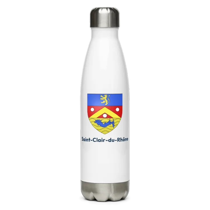 Gourde inox blason de Saint-Clair-du-Rhône